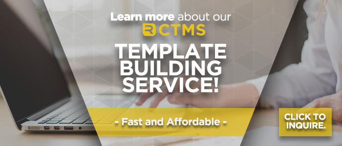 Template building services with RealTime CTMS