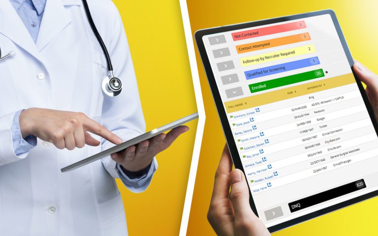 Patient visit tracking on tablet